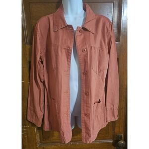 Cabela's Woman's Rust Button Down Jacket